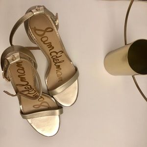 Stunning Gold Sam Edelman Heels